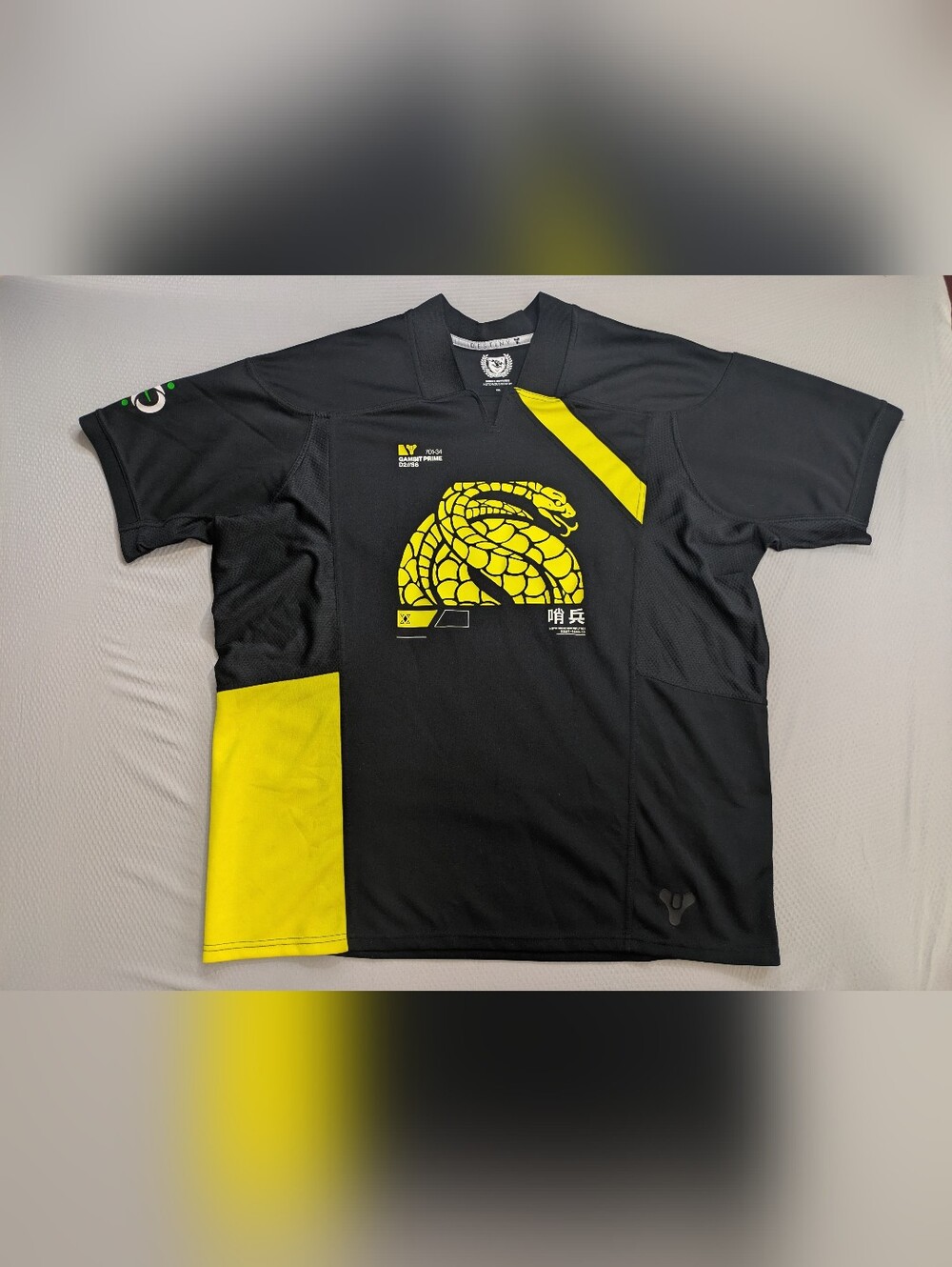 Destiny 2 - Bungie Rewards - Notorious Sentry Jersey Yello Gambit Prime Size 2XL